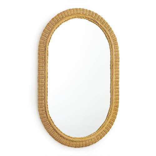 Bonjour Rattan Mirror